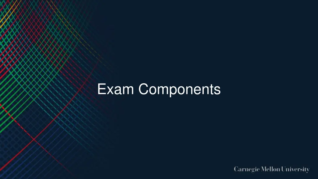 exam components