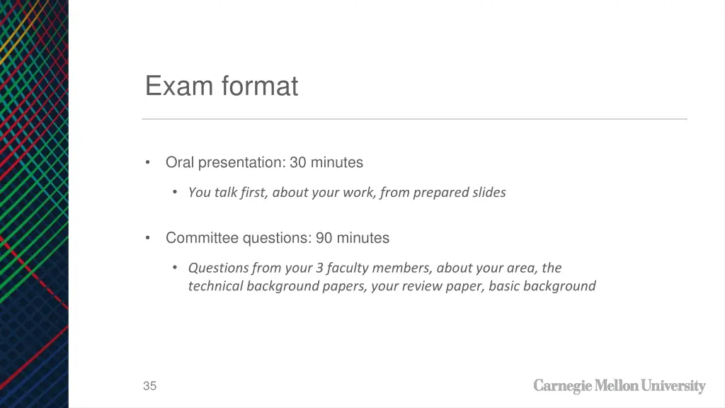 exam format