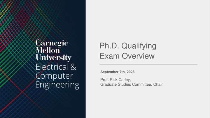 ph d qualifying exam overview