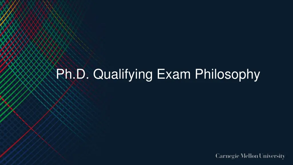 ph d qualifying exam philosophy