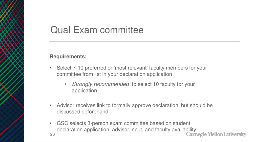 qual exam committee