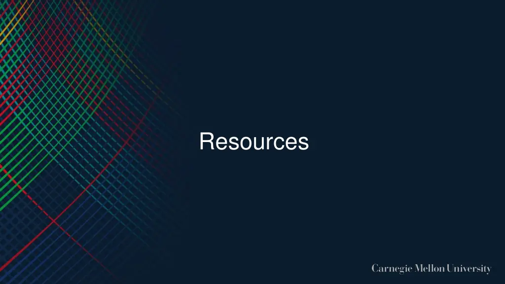 resources