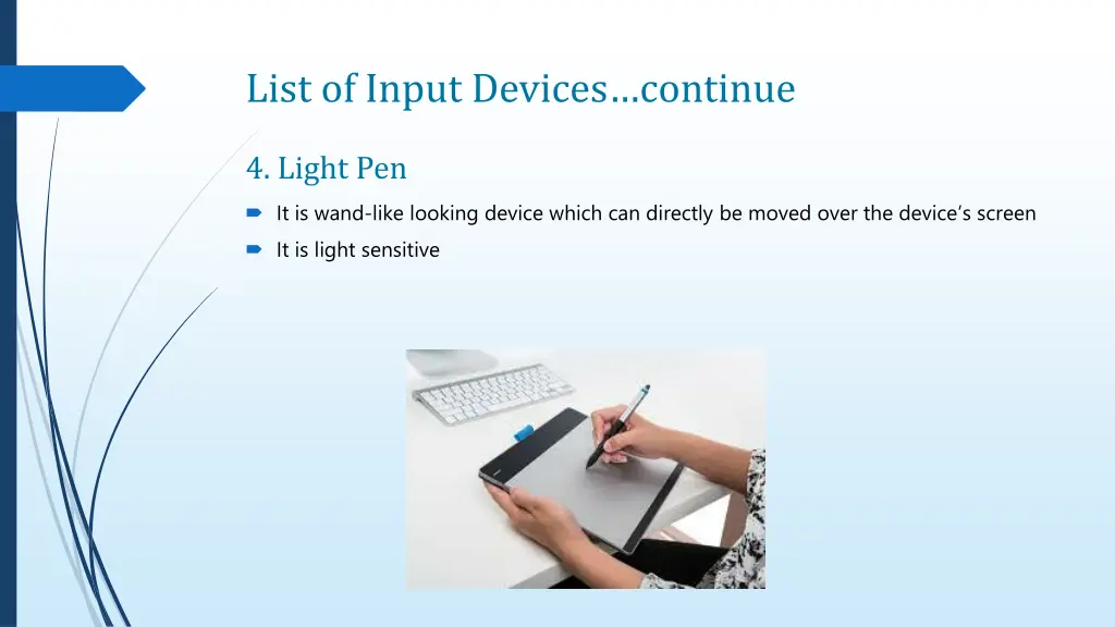 list of input devices continue 2