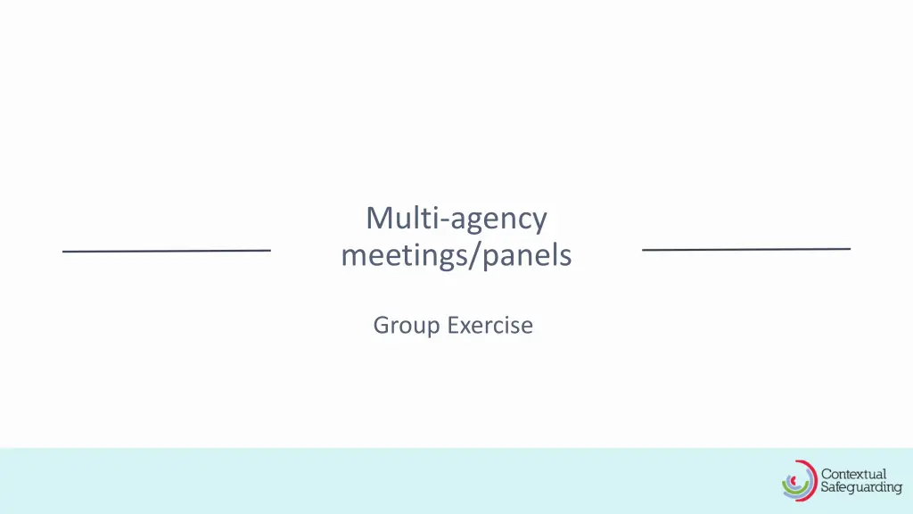 multi agency meetings panels