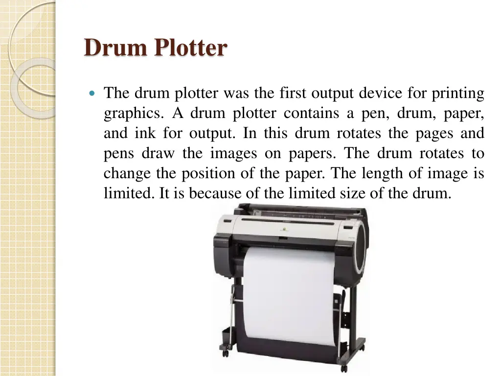 drum plotter