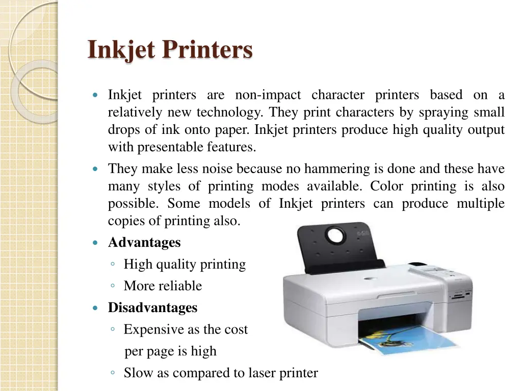 inkjet printers