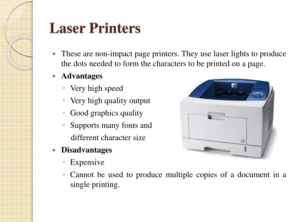 laser printers