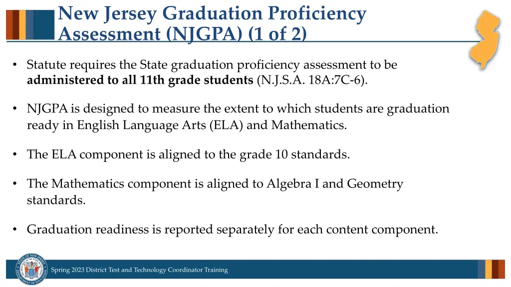 new jersey graduation proficiency assessment 2