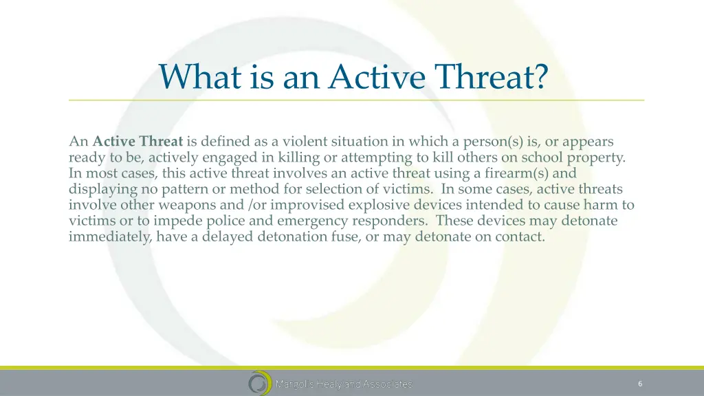 what is an active threat