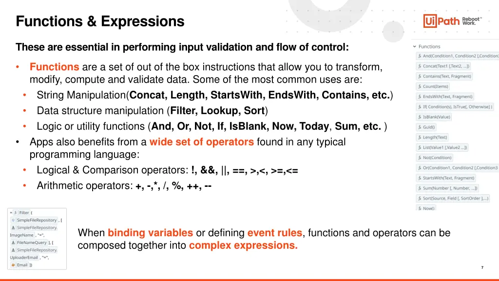 functions expressions