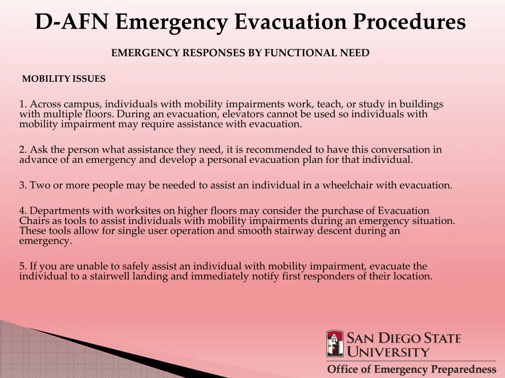 d afn emergency evacuation procedures 3