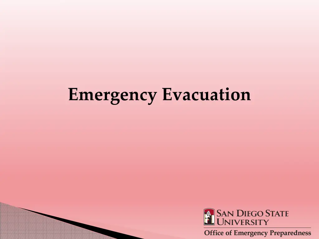 emergency evacuation