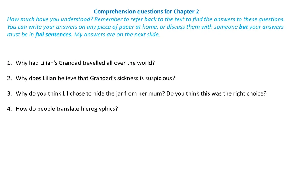 comprehension questions for chapter 2