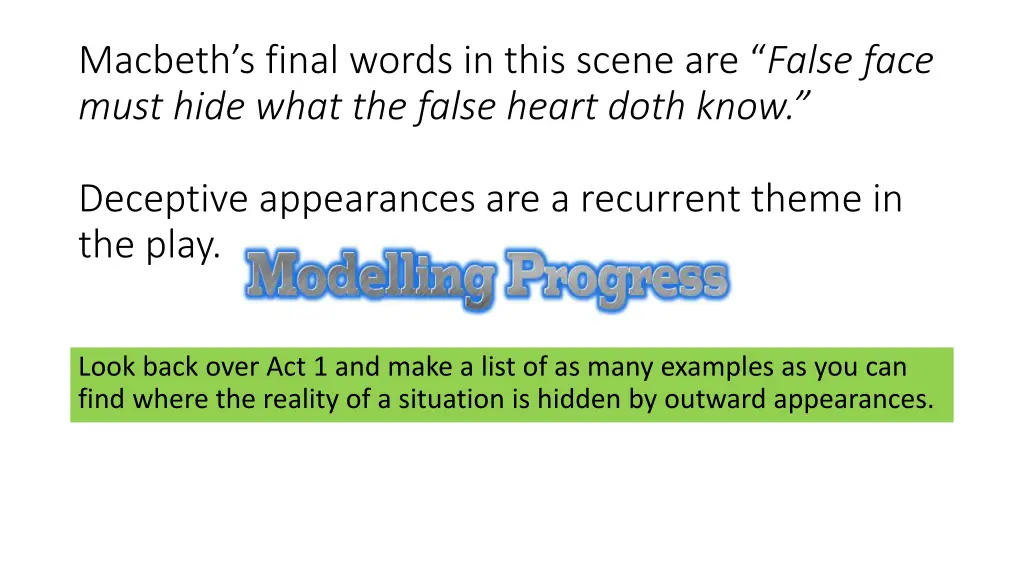 macbeth s final words in this scene are false