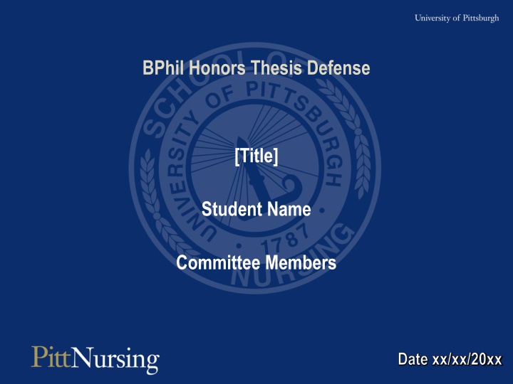 bphil honors thesis defense