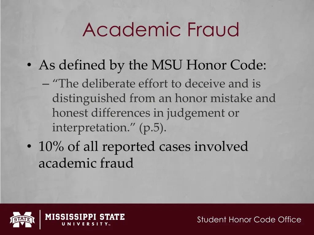 academic fraud