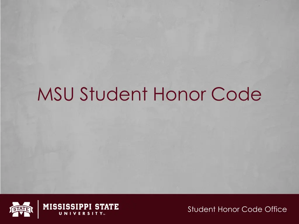 msu student honor code