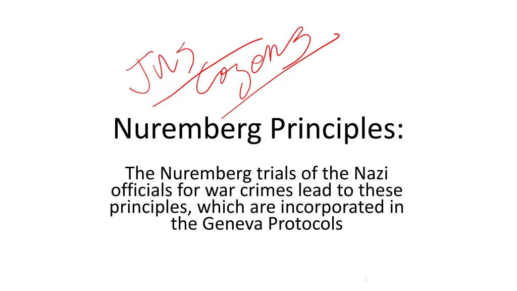 nuremberg principles