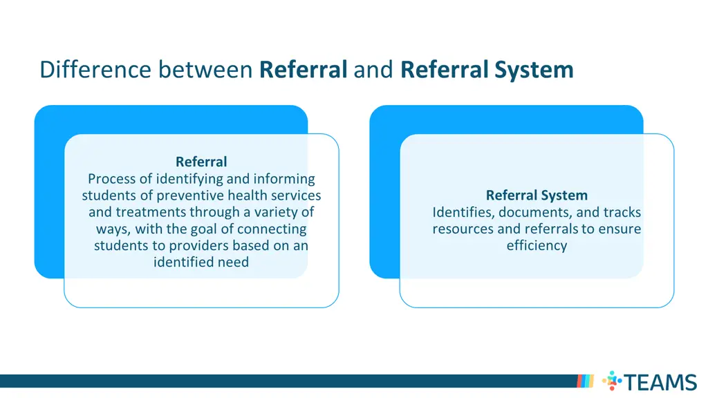 difference between referral and referral system