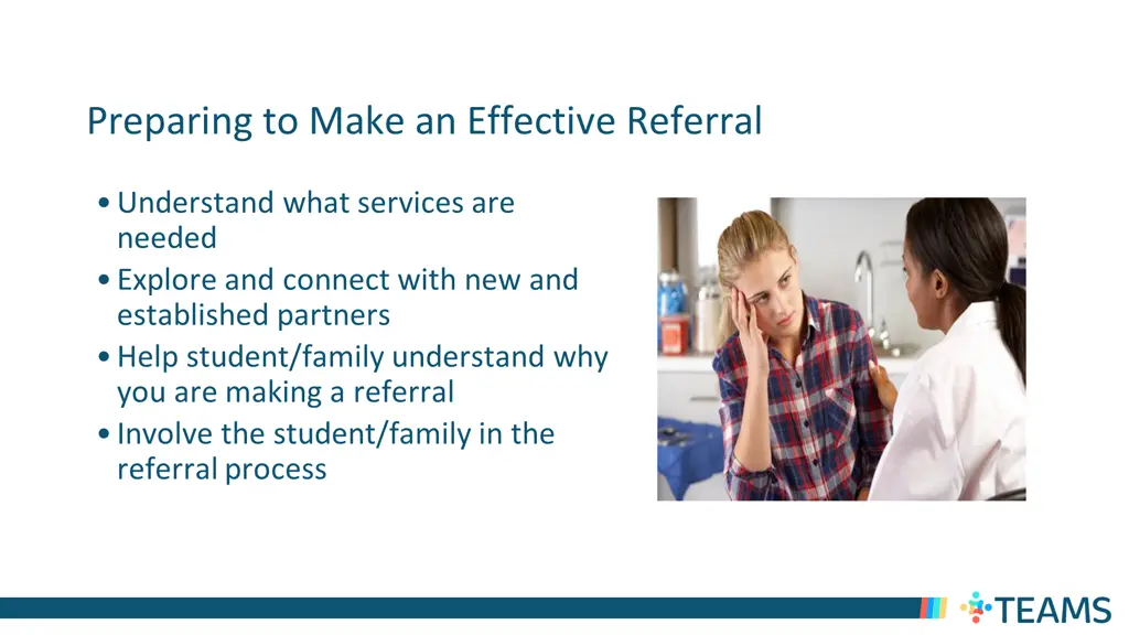 preparing to make an effective referral
