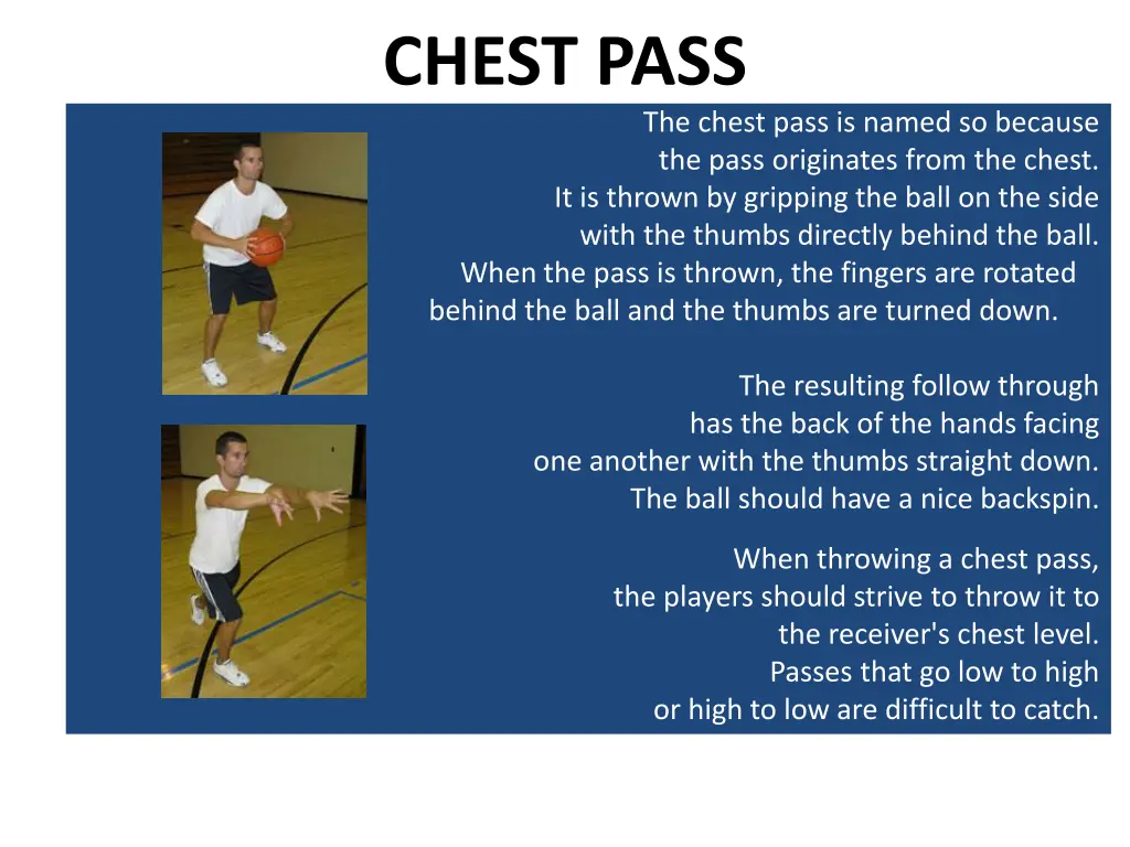 chest pass