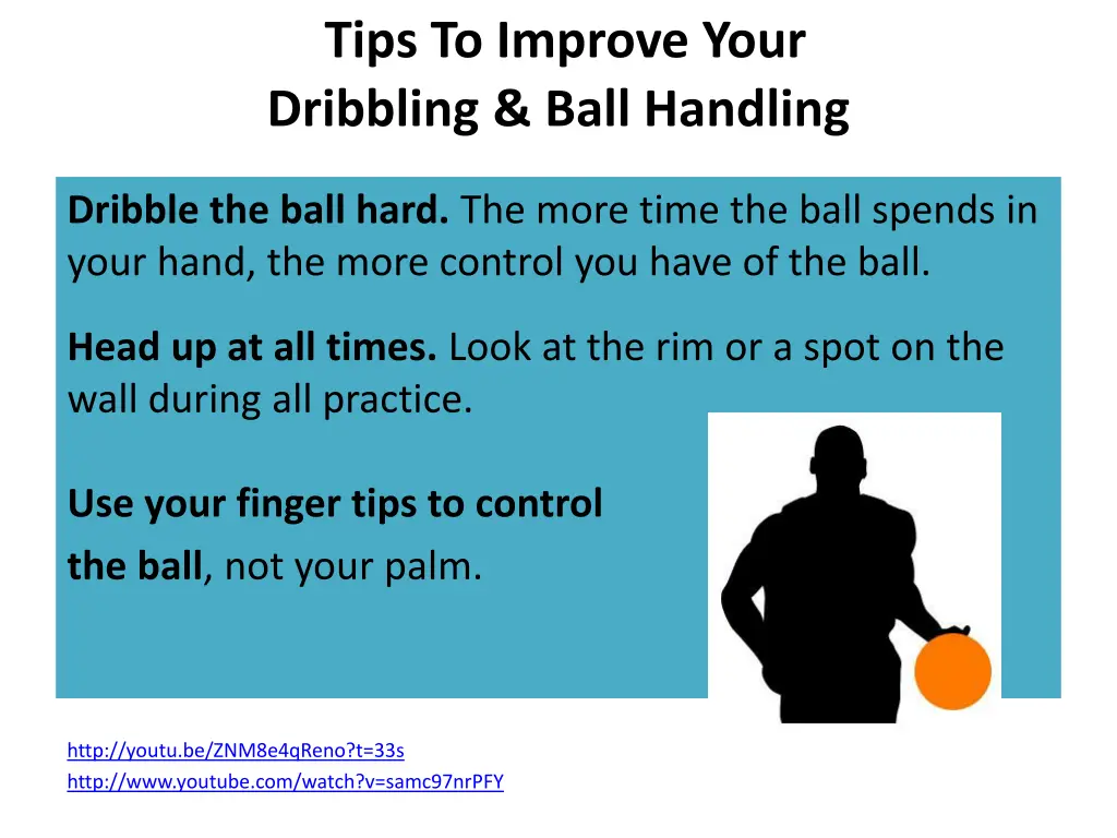 tips to improve your dribbling ball handling