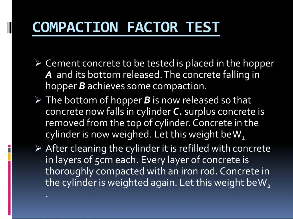 compaction factor test 2