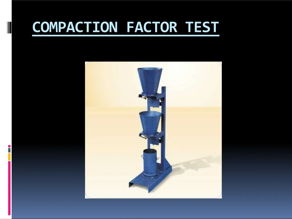 compaction factor test