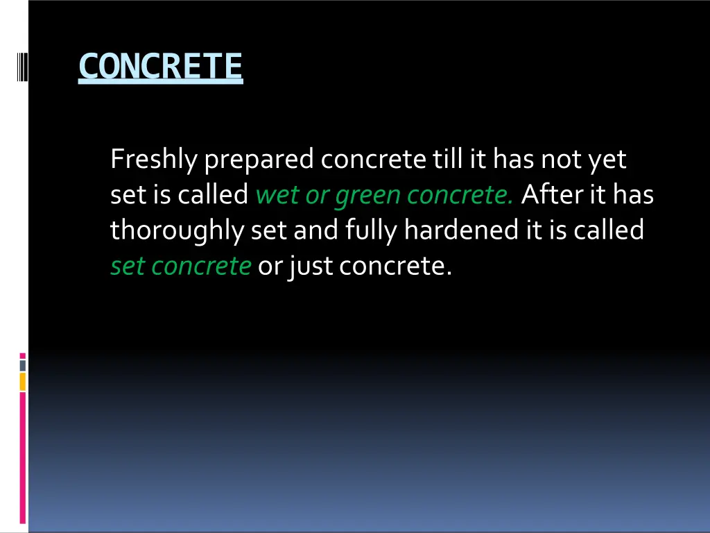 concrete