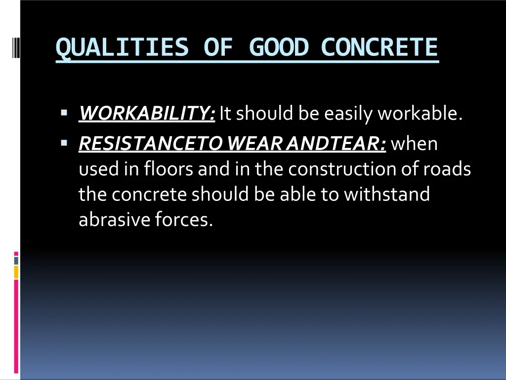 qualities of good concrete 2