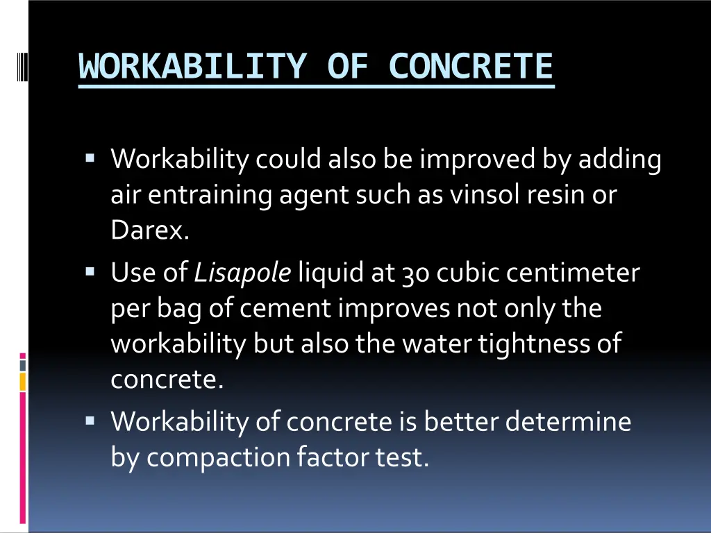 workability of concrete 1