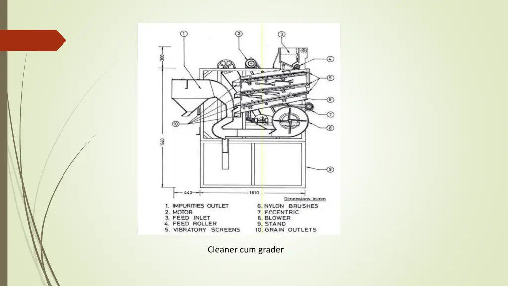 cleaner cum grader