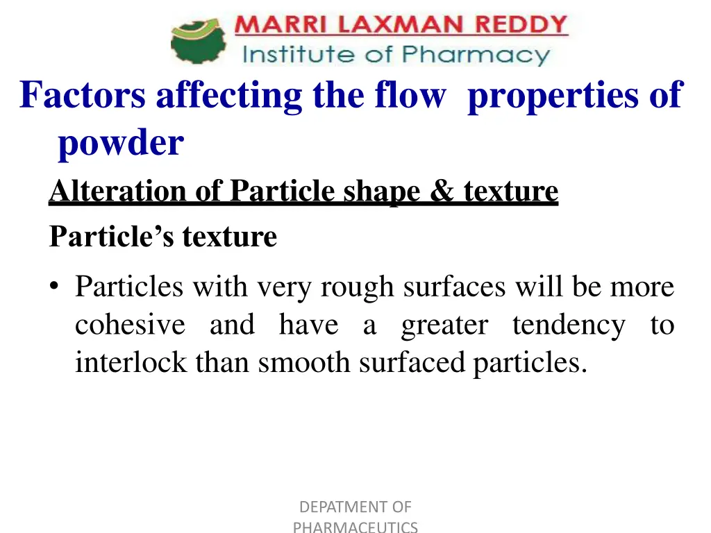 factors affecting the flow properties of powder 4