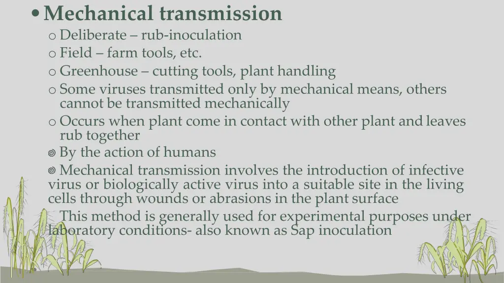 mechanical transmission o deliberate