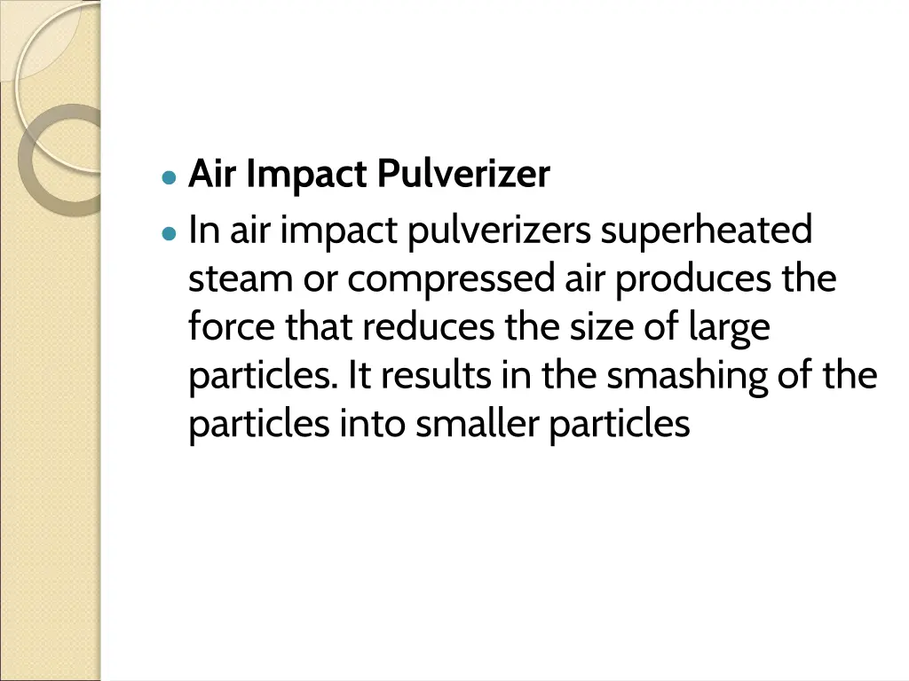 air impact pulverizer in air impact pulverizers