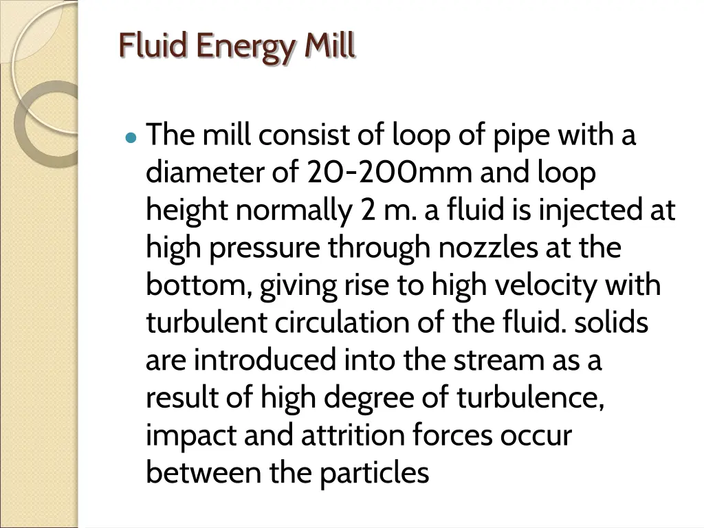 fluid energy mill