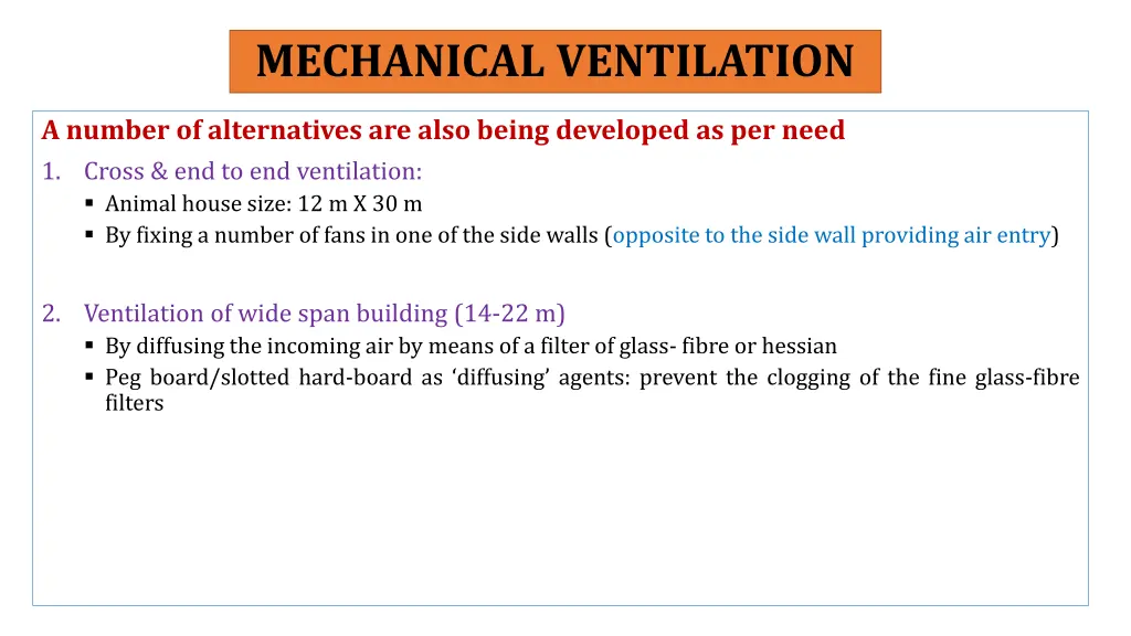 mechanical ventilation 1