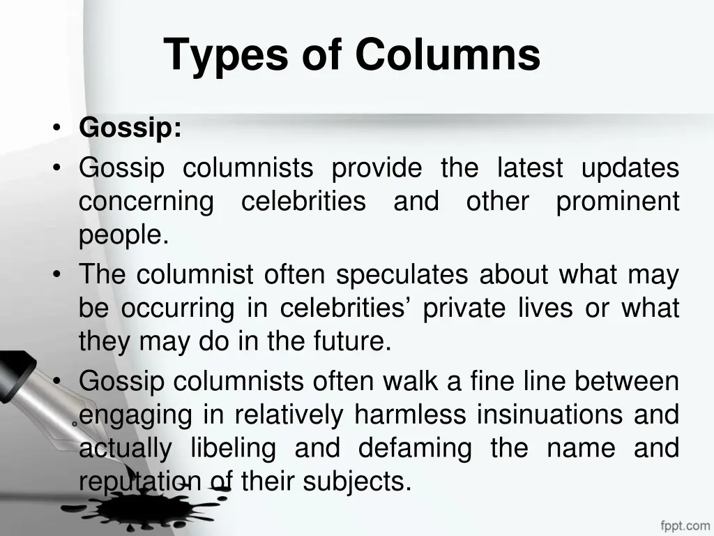 types of columns 2