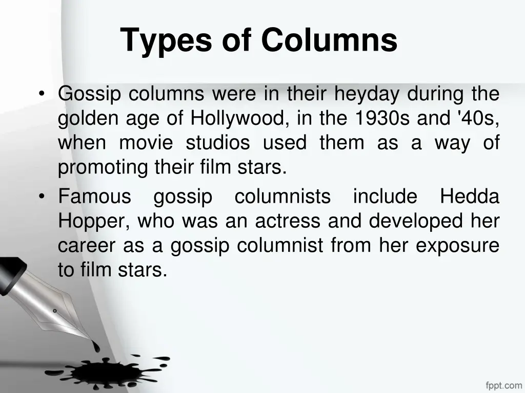 types of columns 3