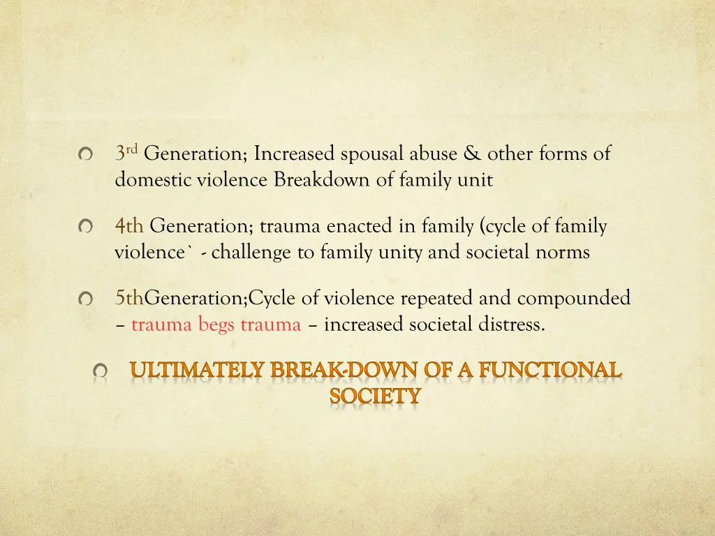 3 rd generation increased spousal abuse other