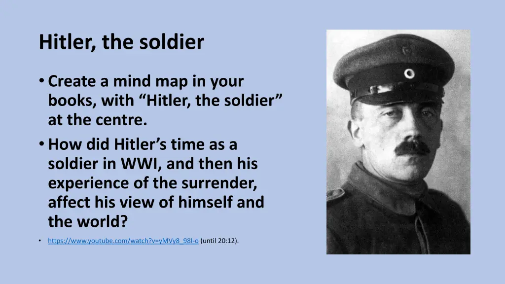 hitler the soldier