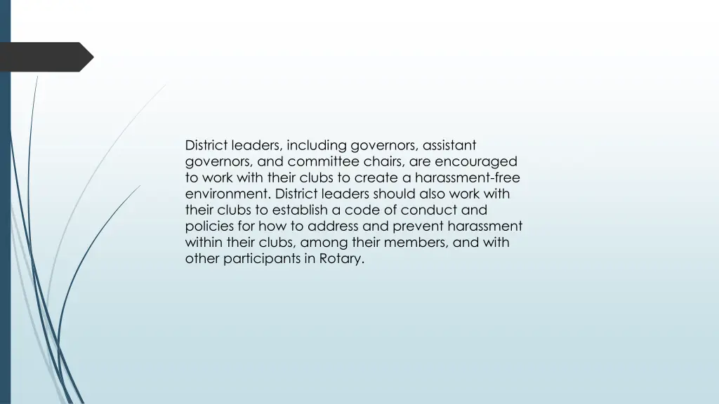 district leaders including governors assistant