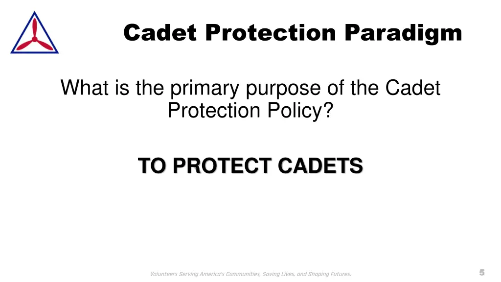 cadet protection paradigm 1