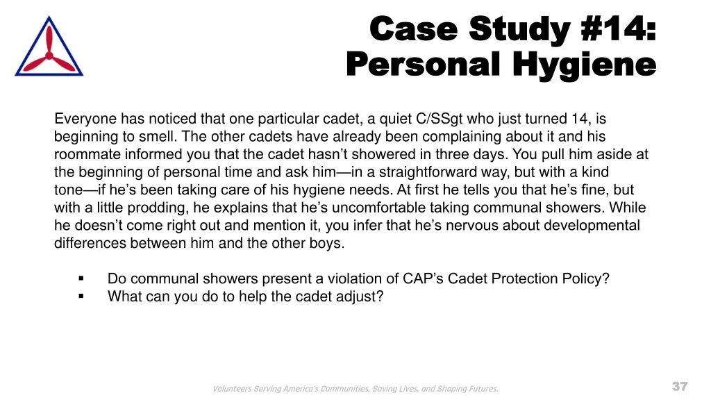 case study 14 case study 14 personal hygiene