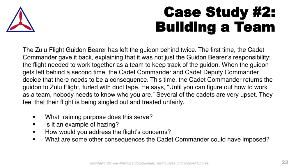 case study 2 case study 2 building a team