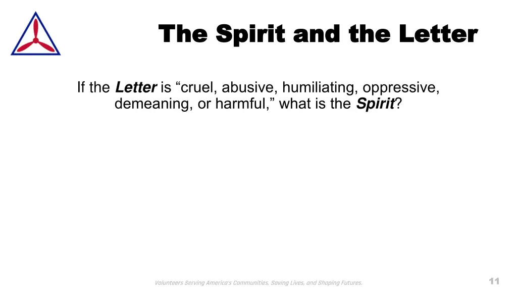 the spirit and the letter the spirit