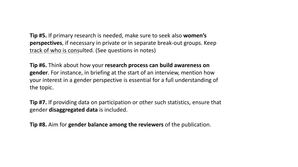 tip 5 if primary research is needed make sure