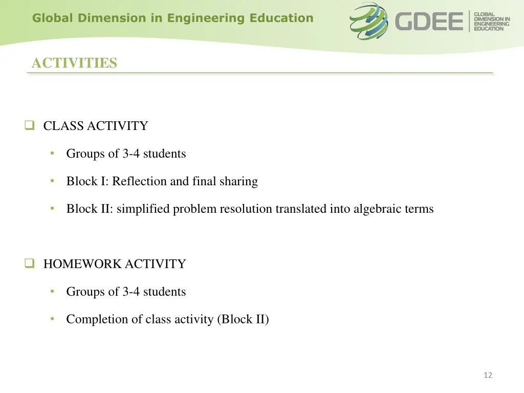 global dimension in engineering education 11