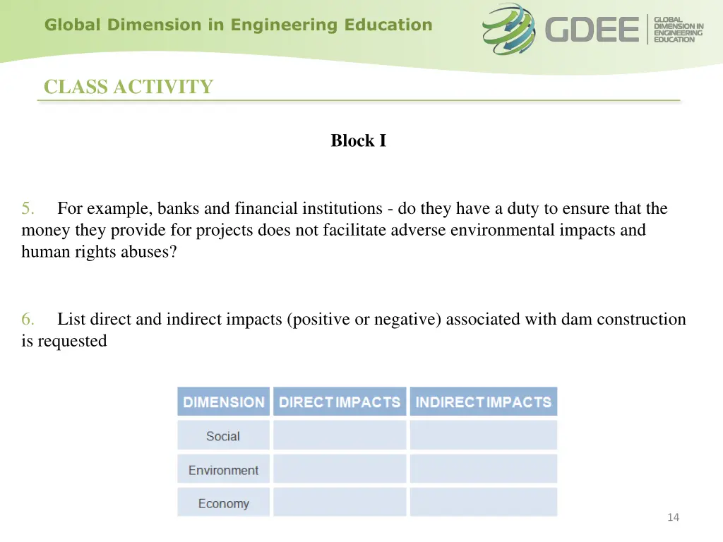 global dimension in engineering education 13