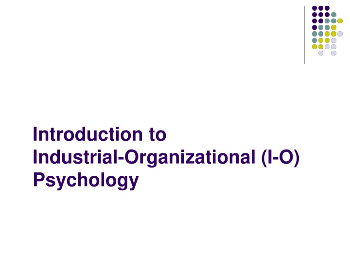 introduction to industrial organizational